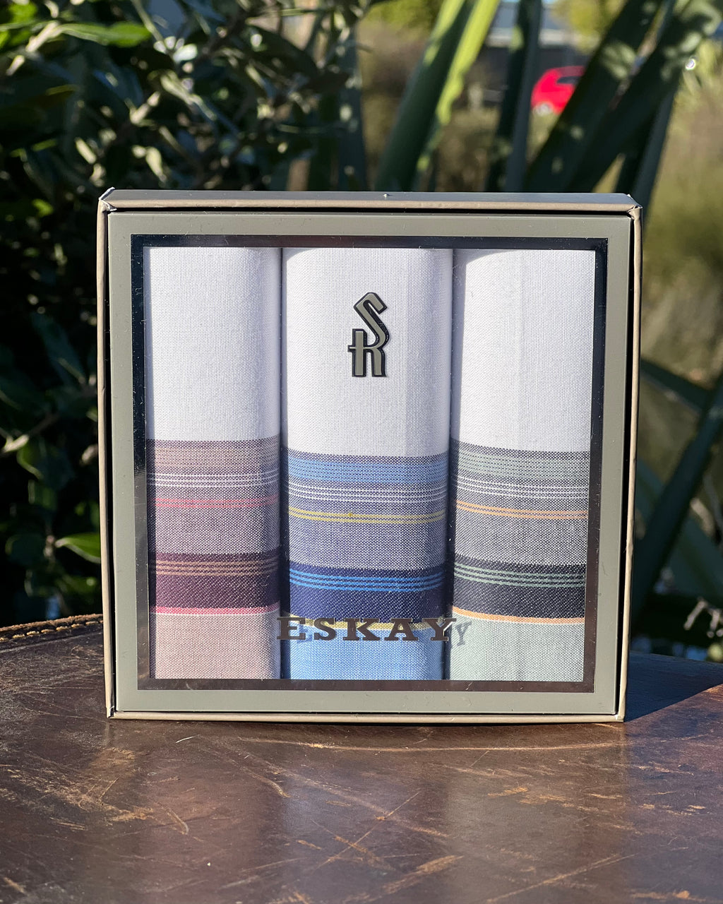 3-pack of Mens cotton handkerchiefs by Eskay