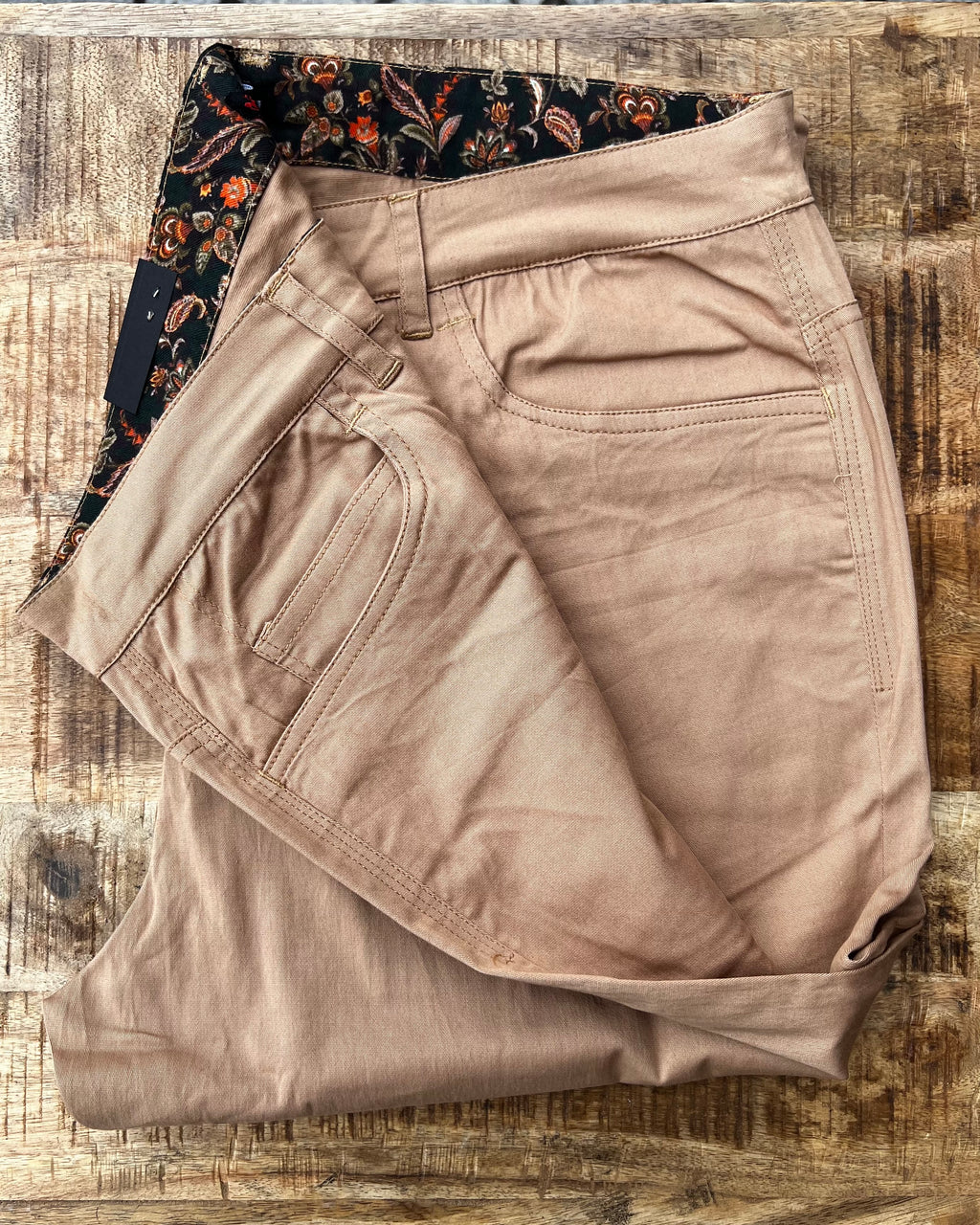 Michel Rouen | Stretch Cotton-blend pocket shorts | Tan | CLEARANCE