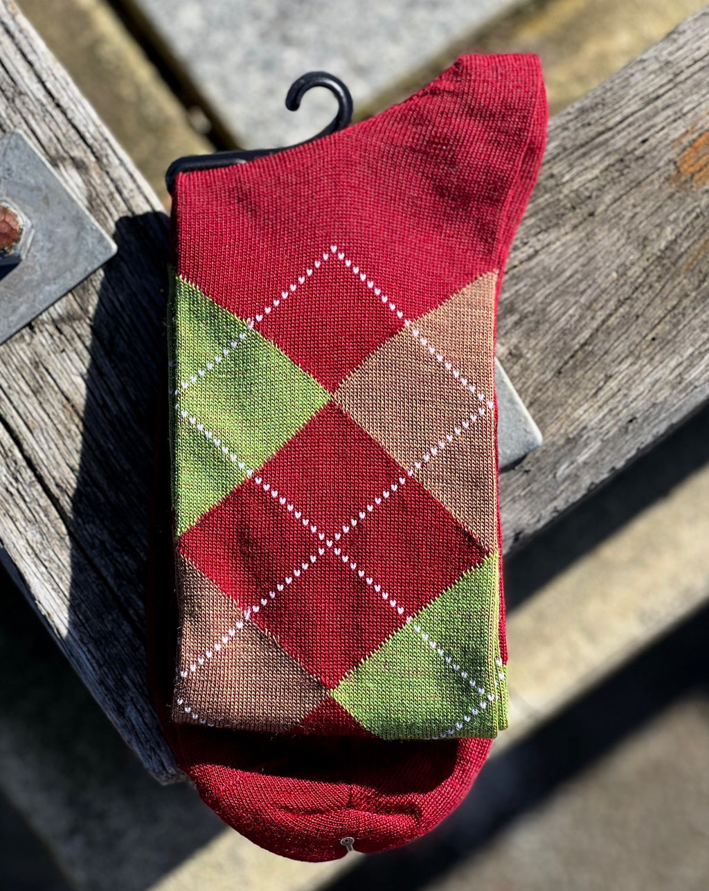 Cotton mix argyle socks for men by Visconti