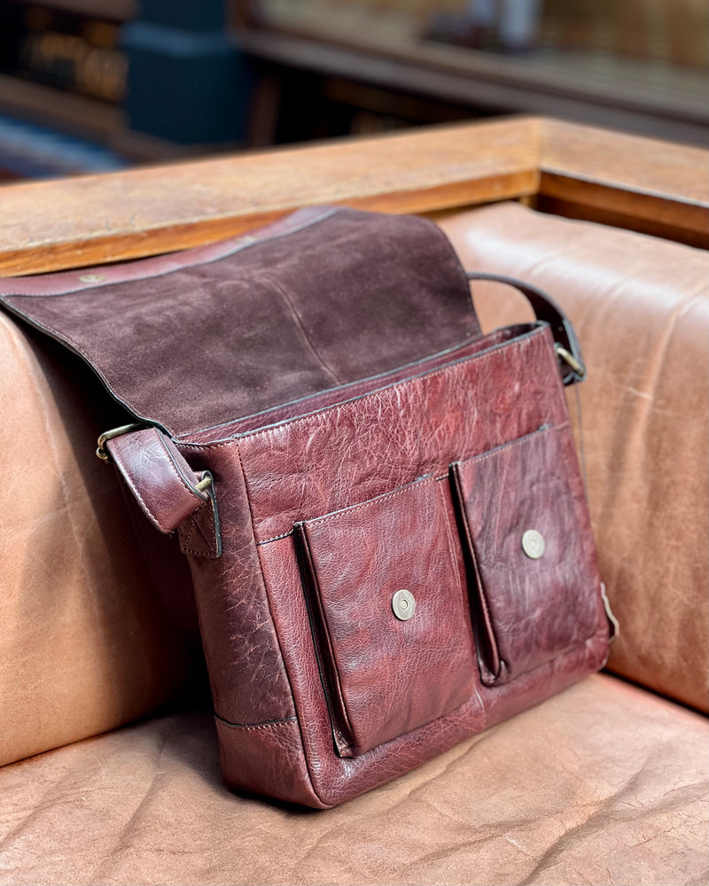 Pierre Cardin | Shoulder Bag | Genuine Leather | Brown
