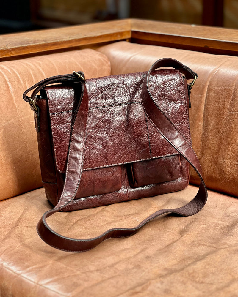 Pierre Cardin | Shoulder Bag | Genuine Leather | Brown