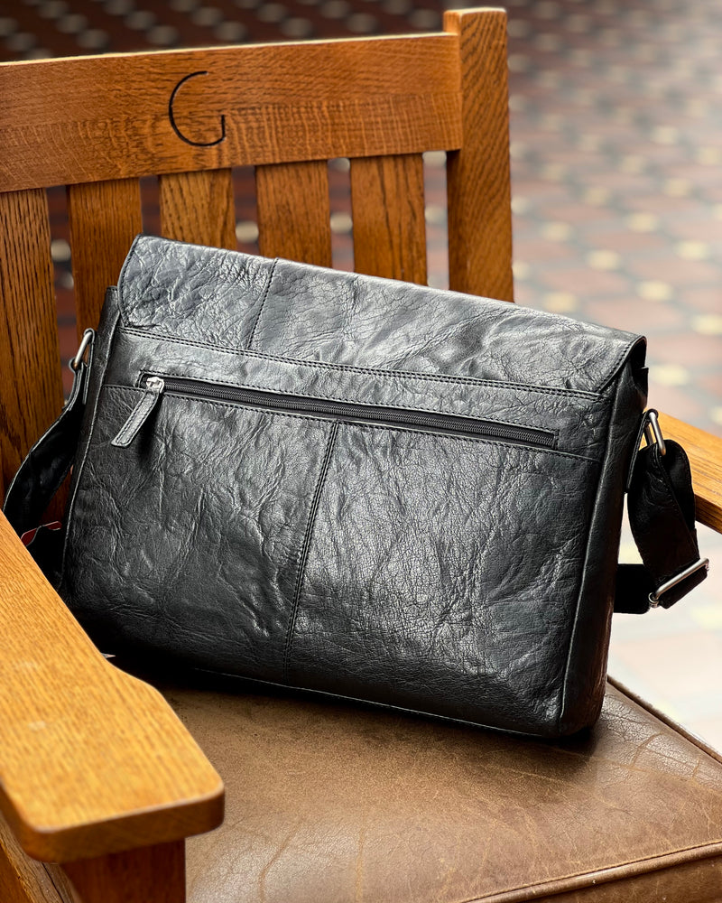 Pierre Cardin | Shoulder Bag | Genuine Leather | Black