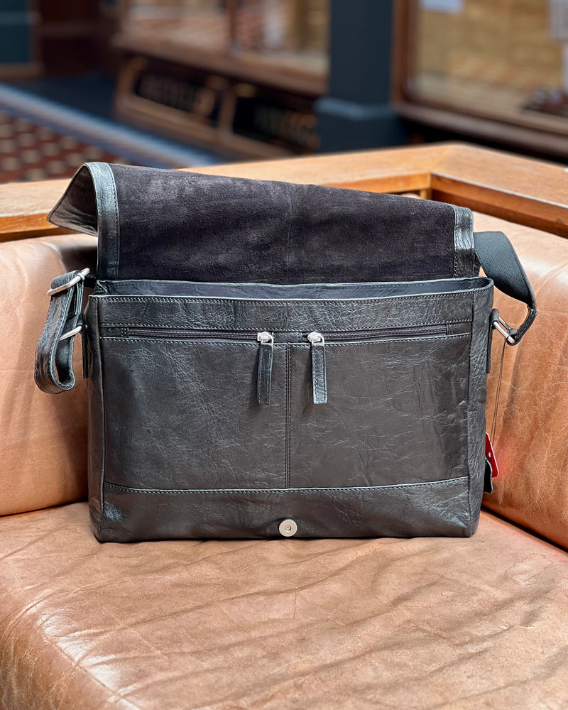 Pierre Cardin | Shoulder Bag | Genuine Leather | Black