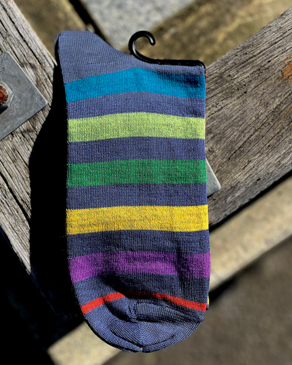 Visconti Socks | Cotton Blend | 1 pair | Colourful Stripes