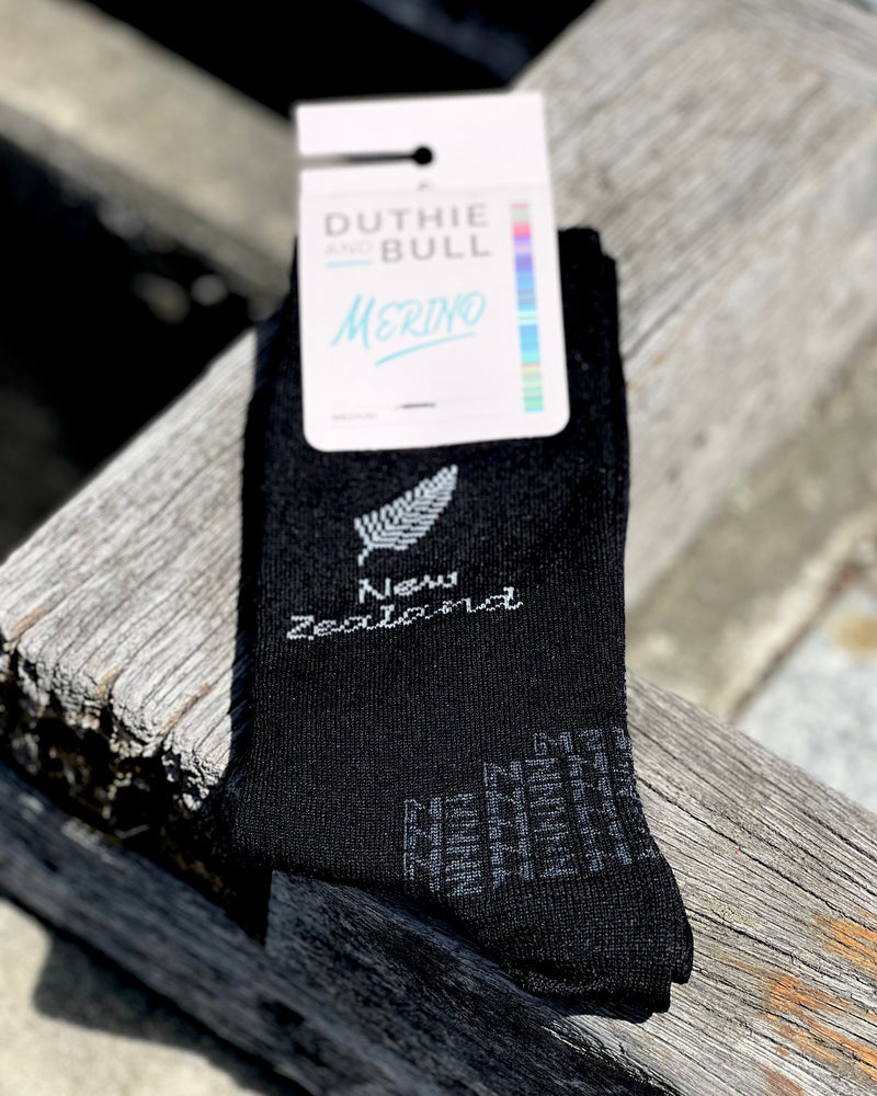 Merino-mix socks by Duthie & Bull, made in NZ