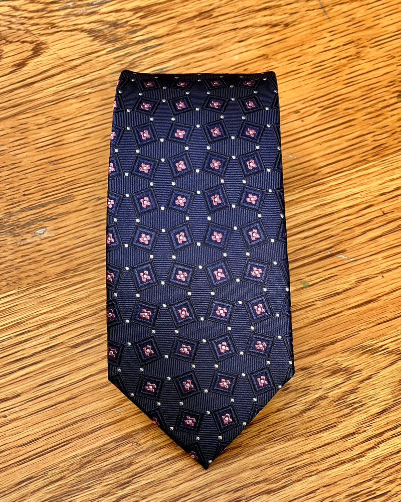 Silandro | Pure Silk Tie | Microfloral Motif