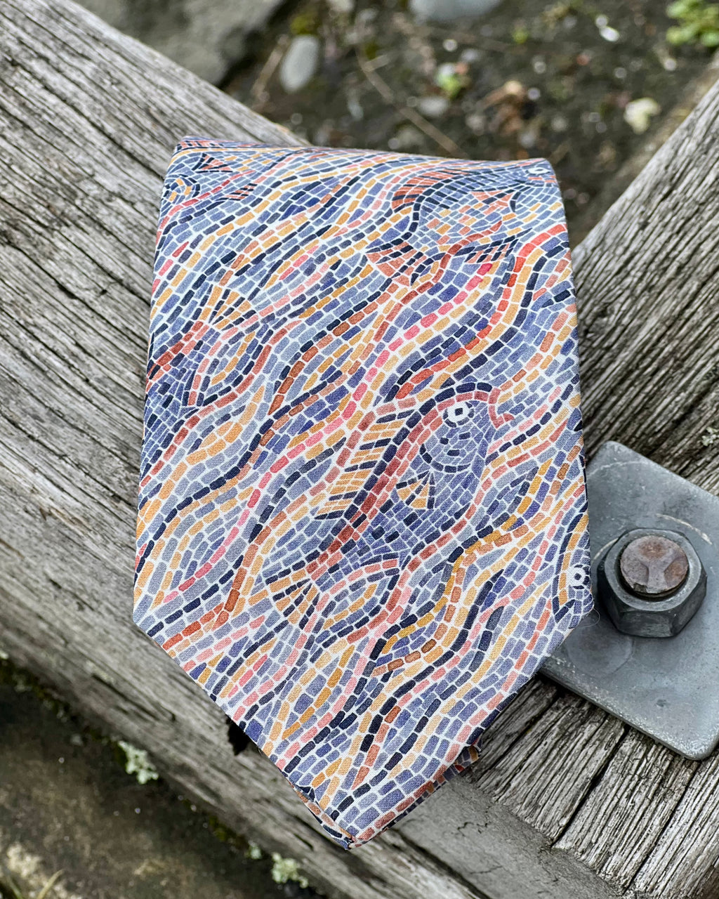 Parisian with Liberty Tie - Mosaic pattern - Egyptian cotton