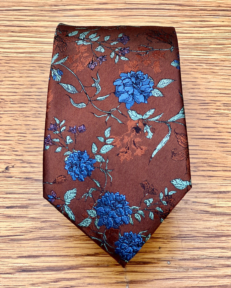 Silandro | Pure Silk Tie | Paisley | Floral Motif