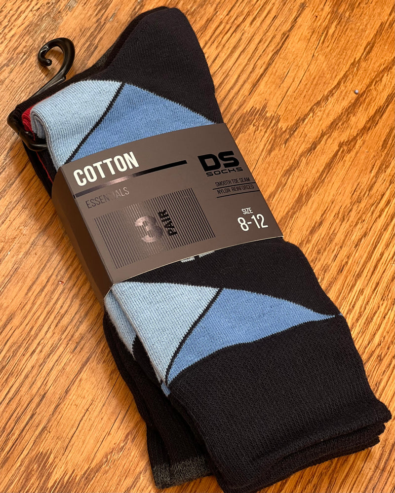 DS | Cotton Blend Socks | 3 pairs
