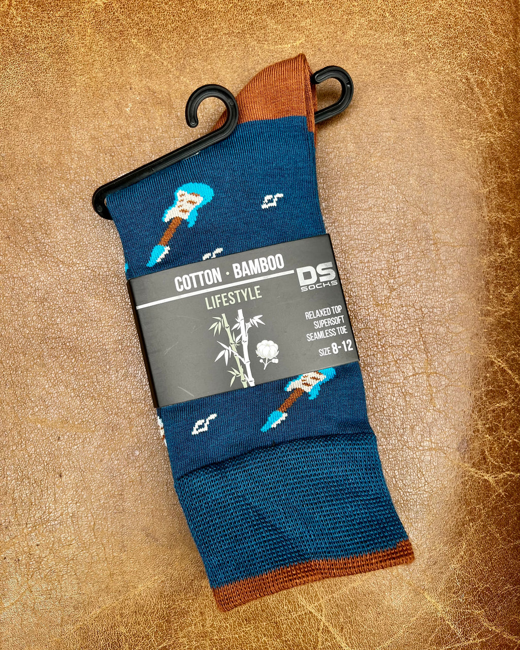 DS | Cotton-Bamboo Blend Socks | Guitar Motif