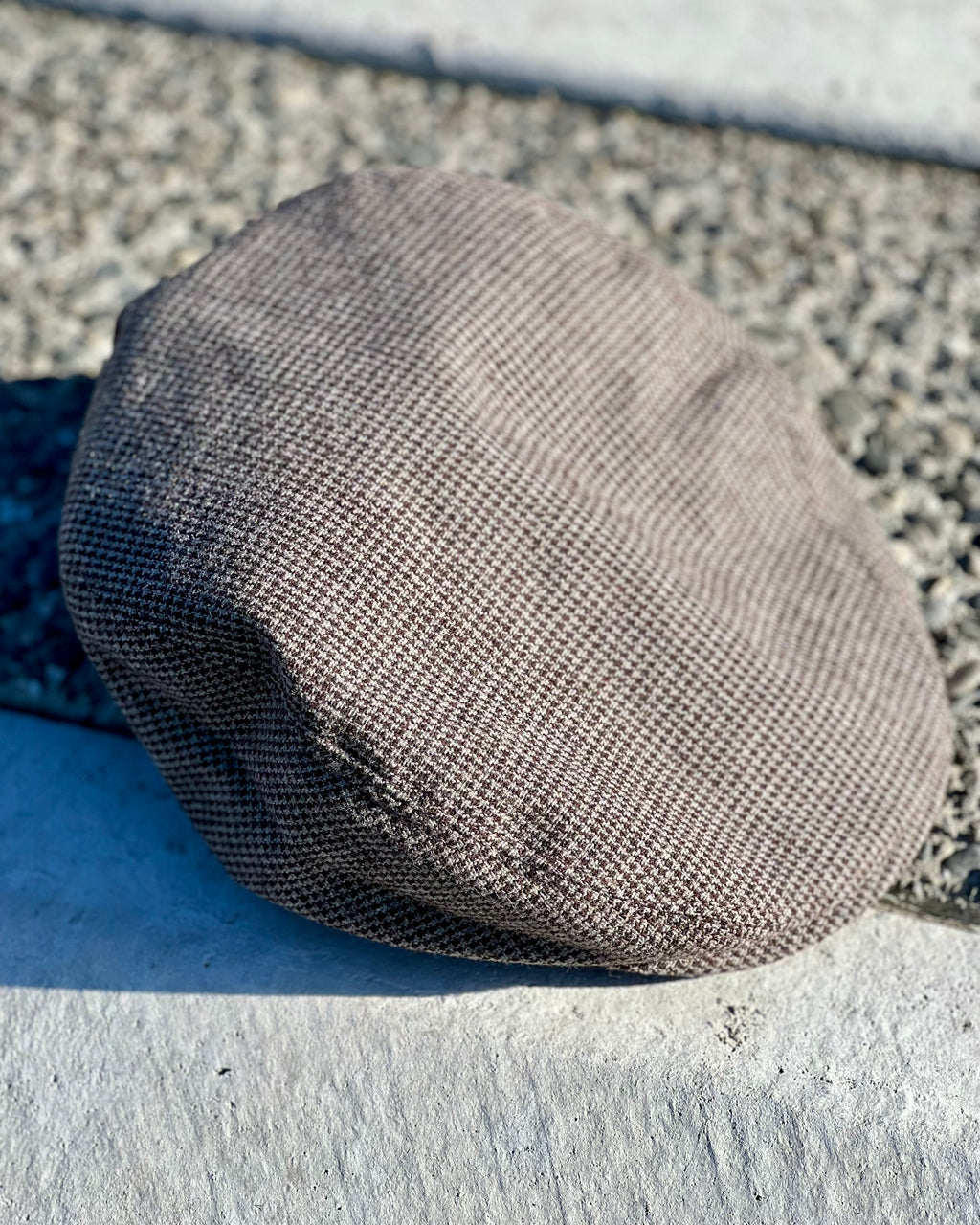 Hills Hats | Flat Cap | Check Wool Mix