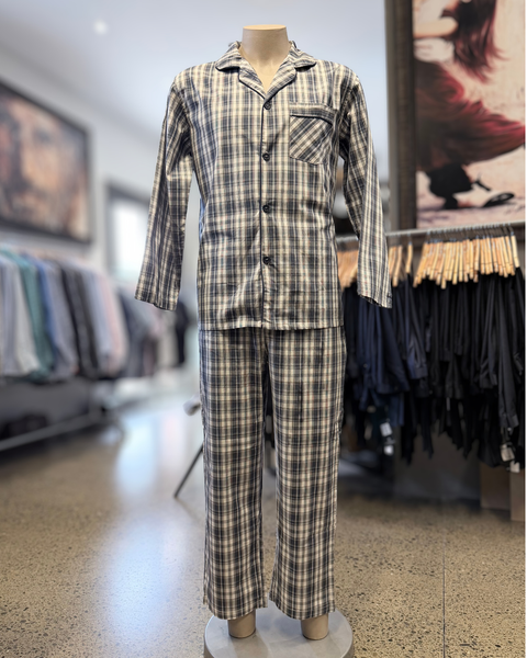 Lichfield | Long Summerweight Pajamas | Grey Plaid – Munns the Man's Store