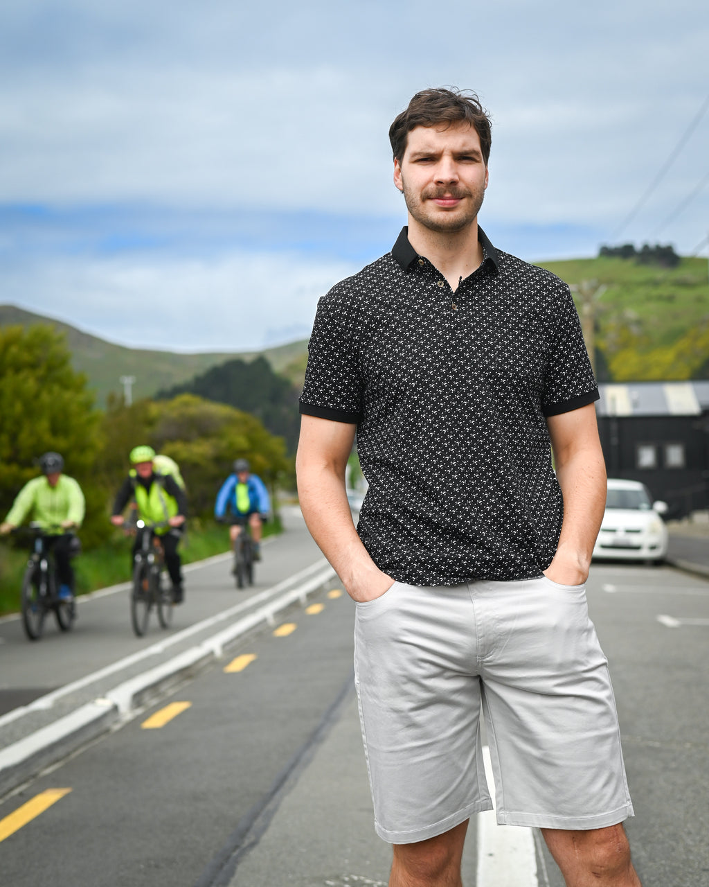 Lifestyle | Polo Shirt | Black & White
