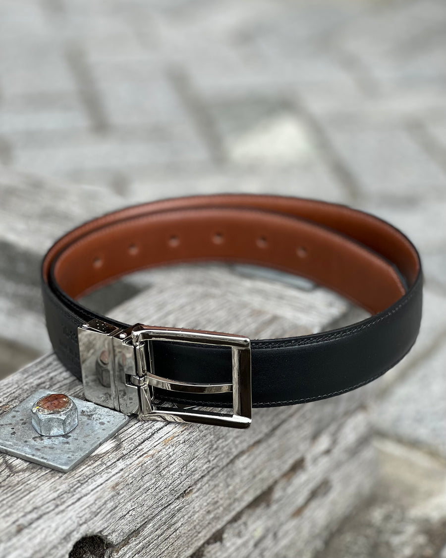 Pierre Cardin - Reversible Belt - Genuine Leather - Black - Brown – Munns  the Man's Store