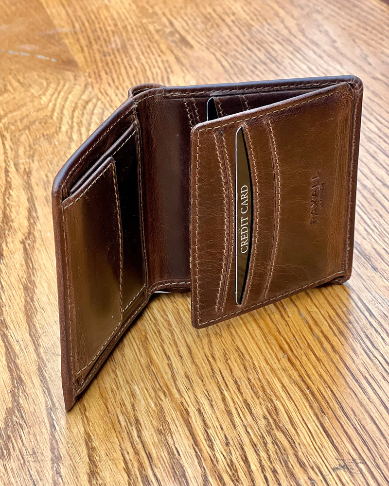 Paxall | Genuine Leather Wallet | Brown