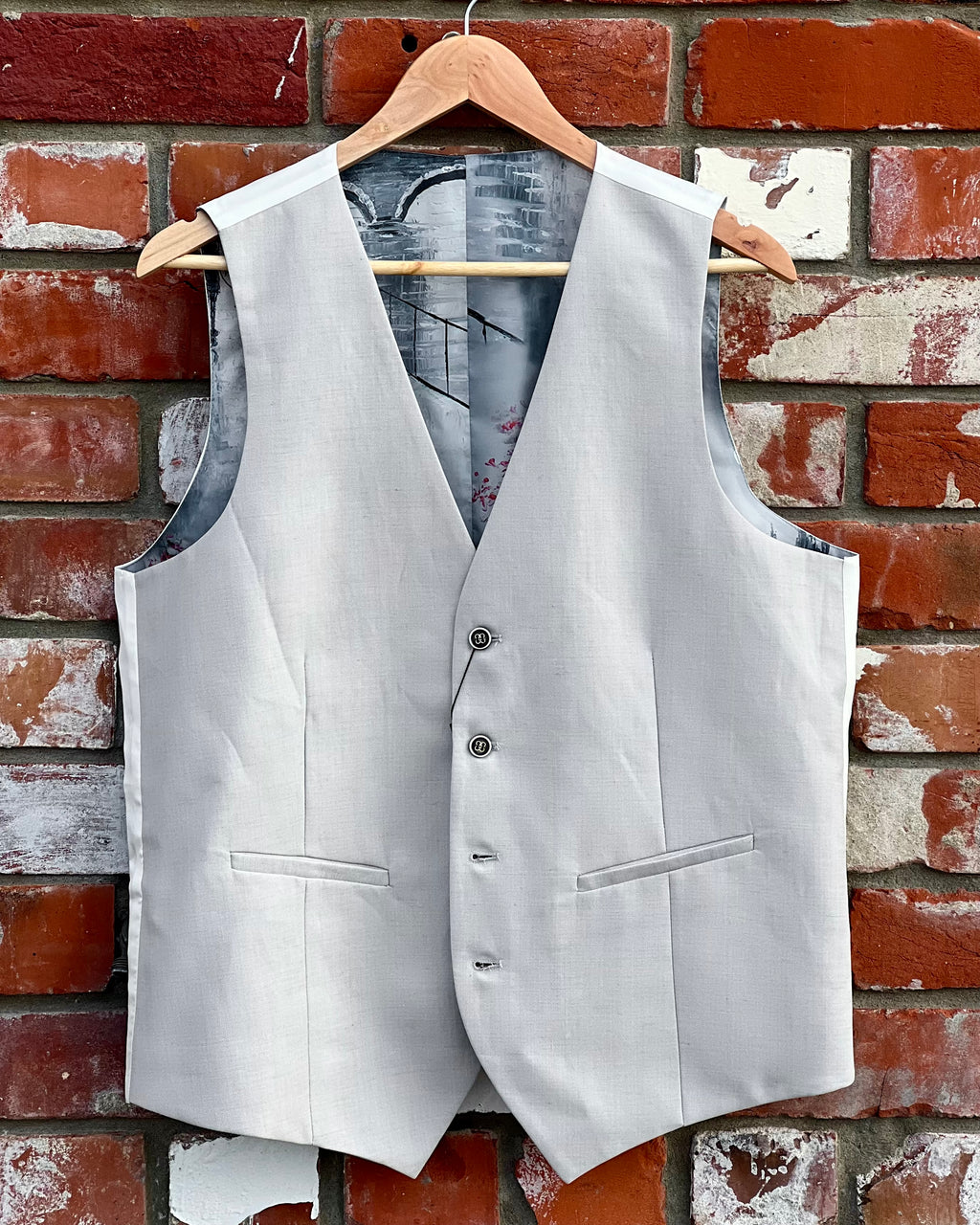 Linen-wool-mix waistcoat by Savile Row
