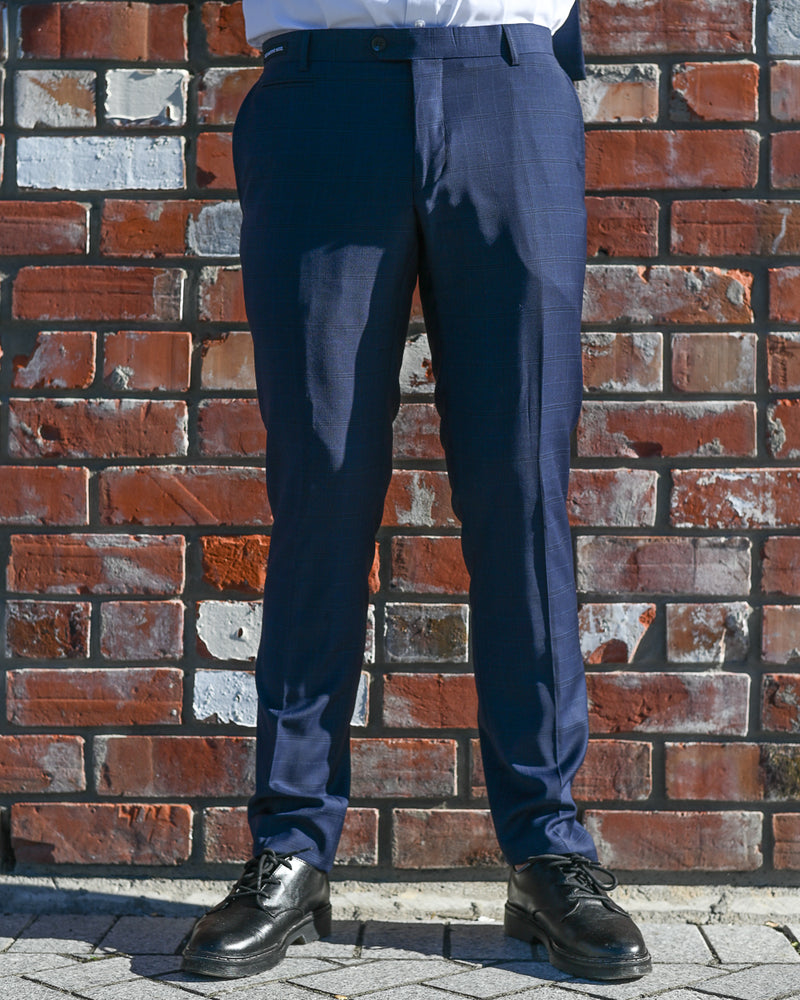 Savile Row | Pure Wool Suit Trousers | FW1-Navy