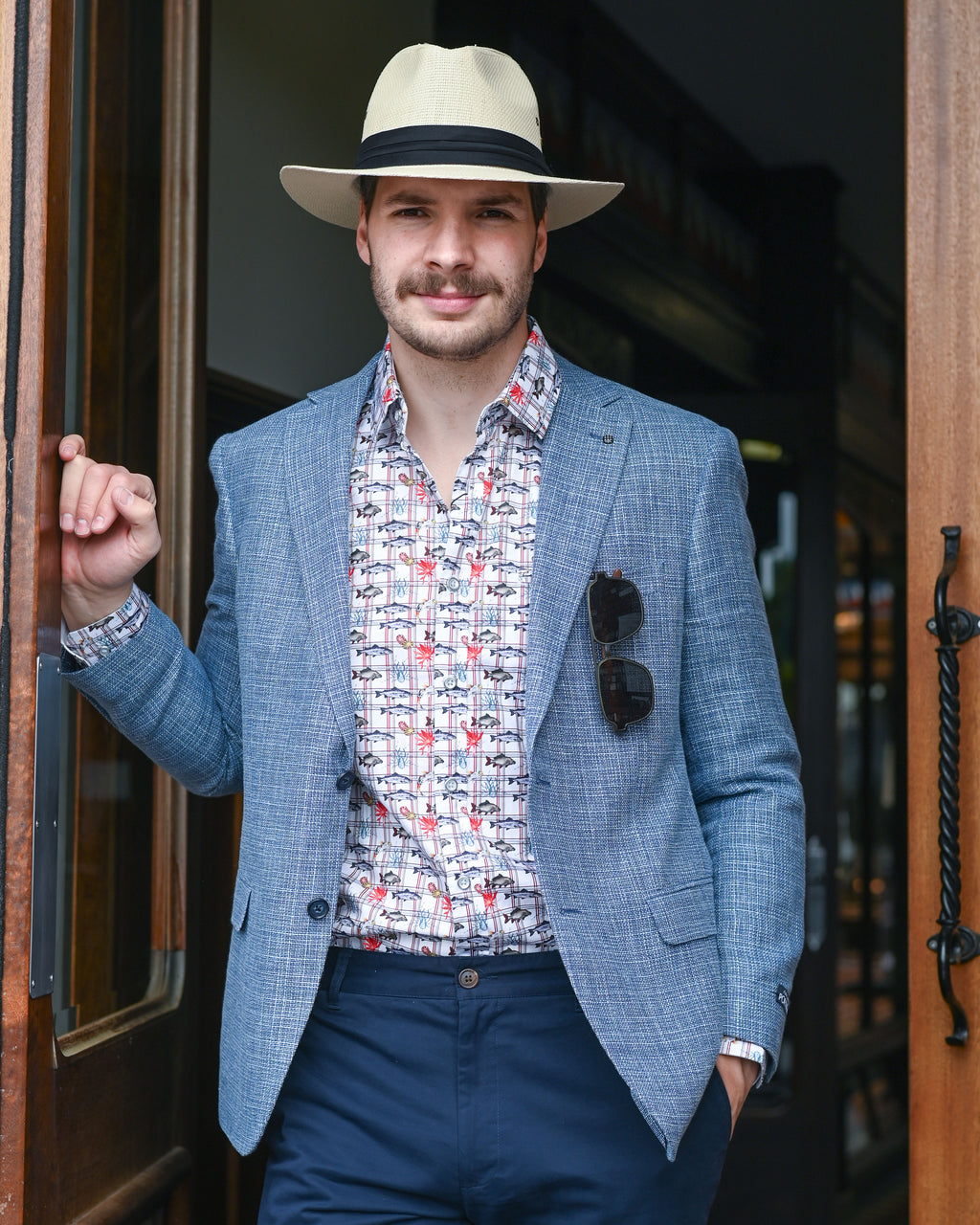 Daniel Hechter | Blazer | 100% Merino Wool | Blue