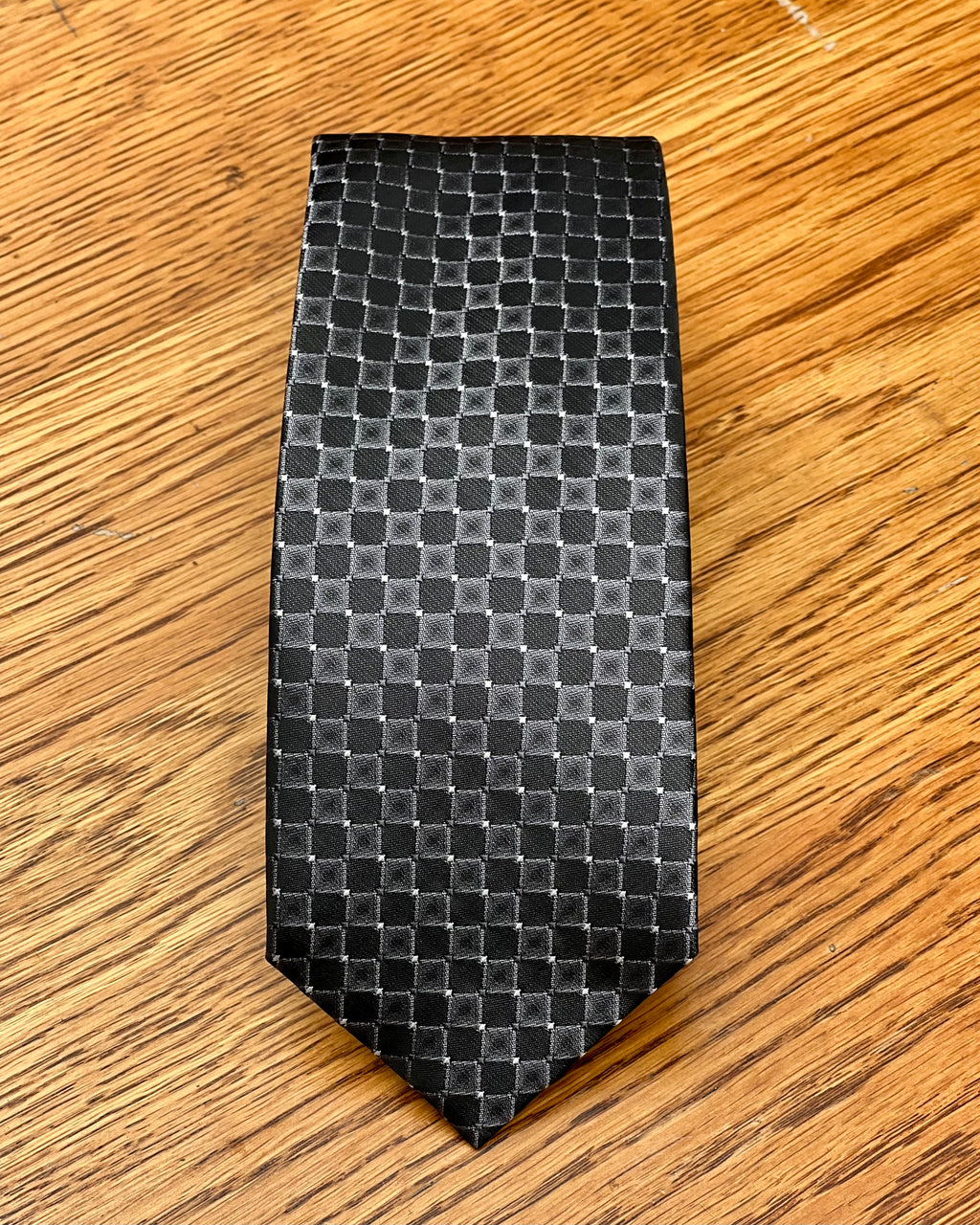 The Tie Company | Grey with Circular Motifs | Polyester