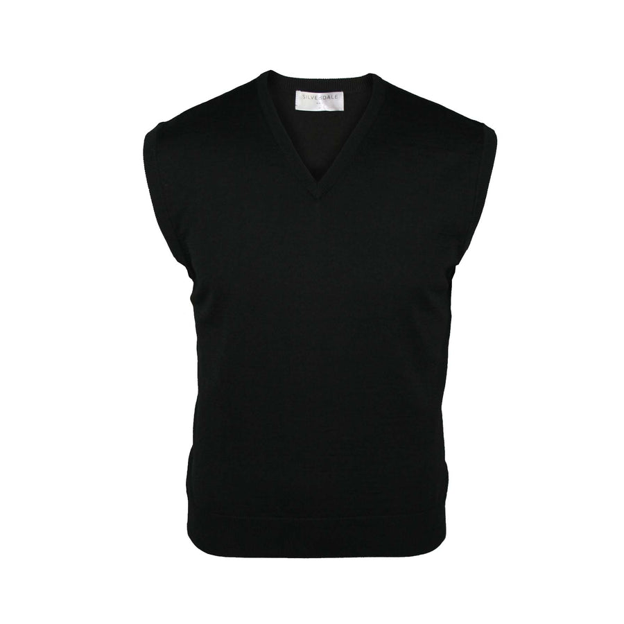 Super-Fine Merino Wool Vest - Black – Munns the Man's Store