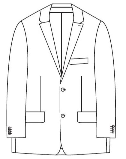 Savile Row | Merino Wool Suit Jacket | D5 - Abram | Charcoal