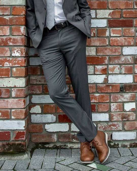 WEDDING HIRE - New England Mid-Grey Lounge Suit Trousers