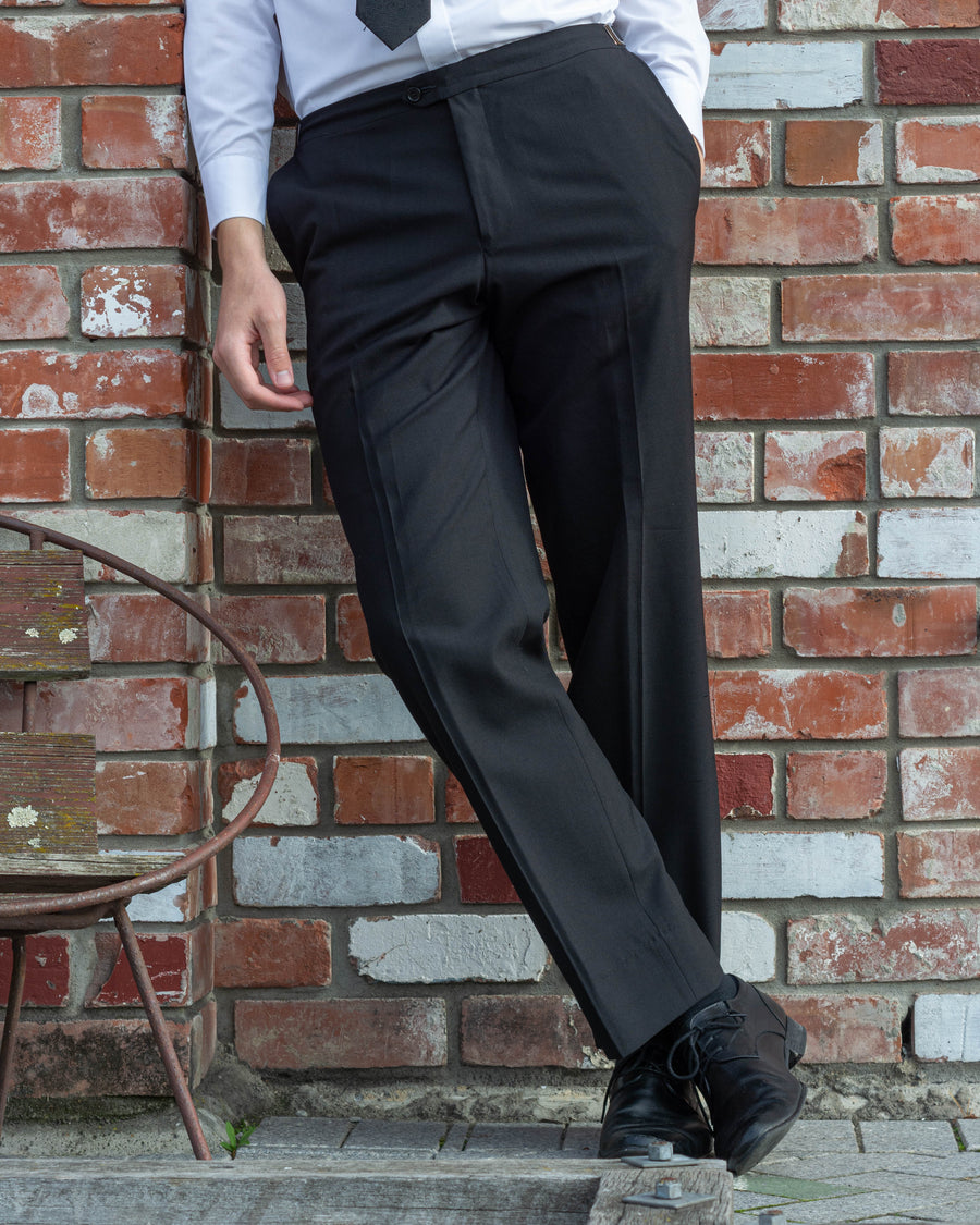 GIORGIO ARMANI tuxedo trousers black | BRAUN Hamburg