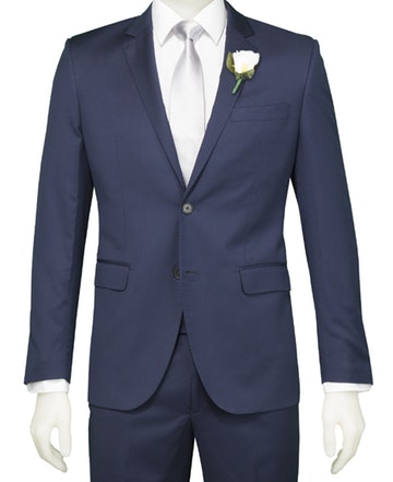 SCHOOL BALL-FORMAL SUIT HIRE Savile Row Navy Lounge Suit Jacket